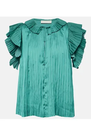 ULLA JOHNSON Bluse Elli aus Satin