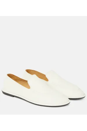 The Row Slip-Ons Canal aus Leder