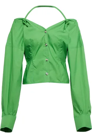 Nanushka Bluse Tami aus Baumwollpopeline