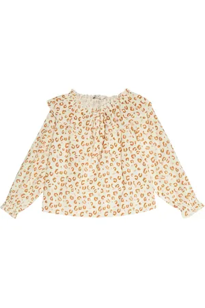 The New Society Bedruckte Bluse Olivia aus Baumwolle