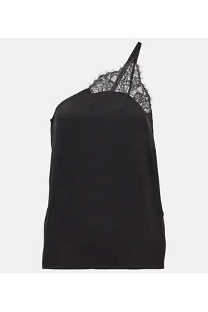 J.W.Anderson Top aus Satin und Spitze