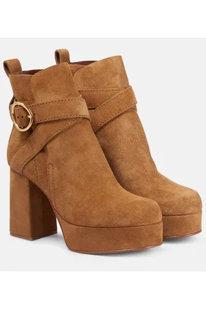 See by Chloé See By Chloé Ankle Boots Lyna aus Veloursleder