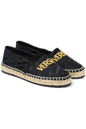 VERSACE Bestickte Espadrilles