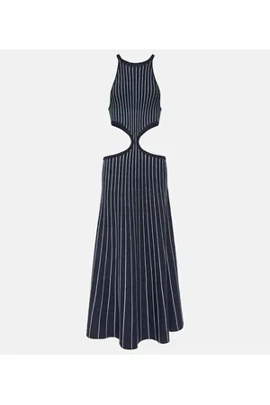 GABRIELA HEARST Maxikleid Tam aus Wolle und Seide