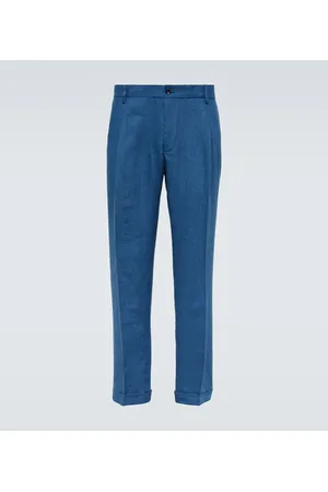 Dolce & Gabbana Schmale Hose aus Leinen