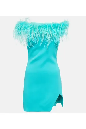 GIUSEPPE DI MORABITO Minikleid mit Federn
