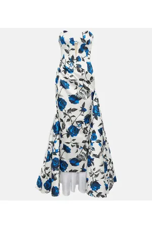Rasario Bedruckte Robe aus Satin
