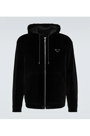 Prada Kapuzenjacke aus Samt