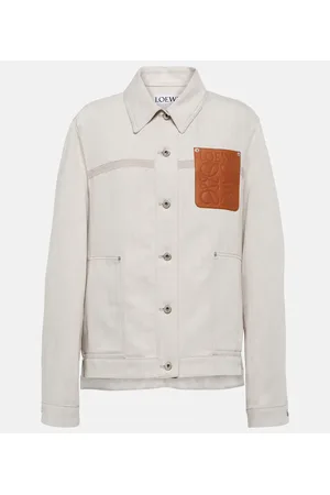 Loewe Jacke aus Baumwolle und Leinen