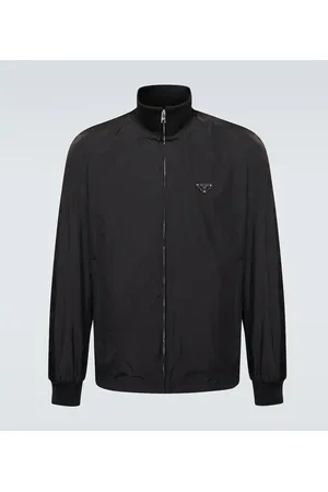 Prada Blouson aus einem Seidengemisch