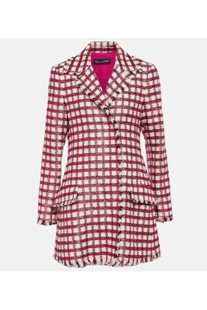 Oscar de la Renta Minikleid aus Tweed