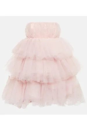 ROTATE Verziertes Minikleid aus Tüll