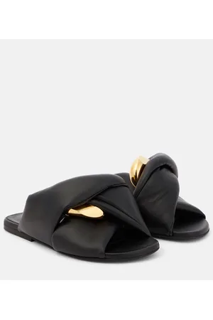 J.W.Anderson Sandalen Chain Twist aus Leder