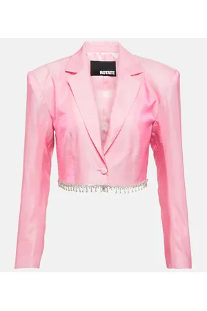 ROTATE Verzierter Cropped-Blazer