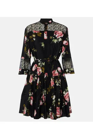 Erdem Minikleid aus Crêpe de Chine aus Seide