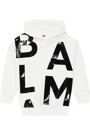 Balmain Hoodie aus Baumwoll-Jersey