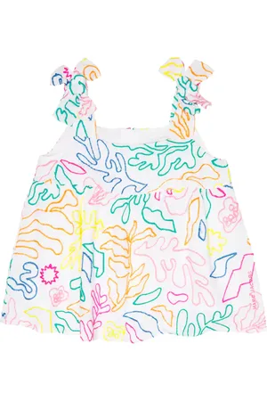 Marc Jacobs Top aus Baumwolle und Leinen