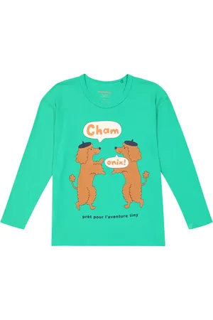 Tiny Cottons Longsleeve Chamonix Poodles aus einem Baumwollgemisch