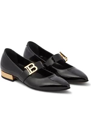 Balmain Ballerinas aus Lackleder