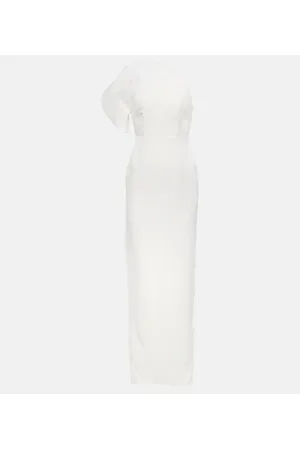 Roland Mouret Bridal Robe aus Wolle und Seide