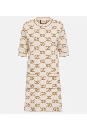 Gucci Minikleid GG aus Woll-Bouclé