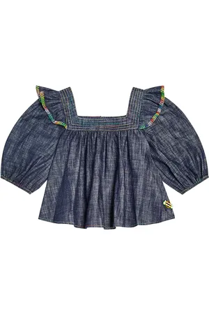 ZIMMERMANN Top Alight aus Denim