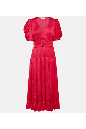 ULLA JOHNSON Midikleid Daria