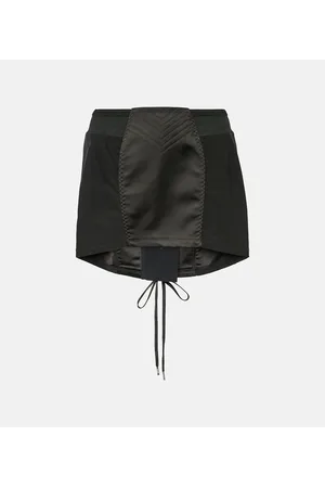 Jean Paul Gaultier Tattoo Minirock mit Satin