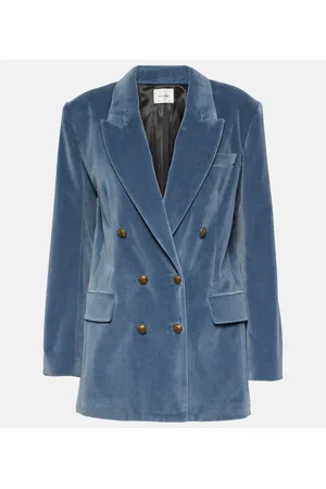 Frame Blazer aus Baumwollsamt