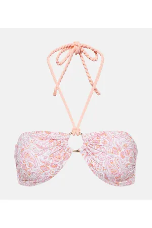 Heidi Klein Bedrucktes Bikini-Oberteil Muskmelon Bay