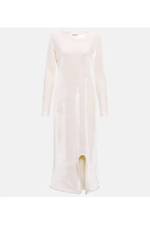 Jil Sander Midikleid aus einem Wollgemisch