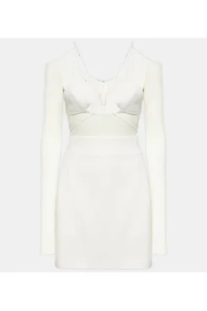 Nensi Dojaka Bridal Minikleid aus Crêpe