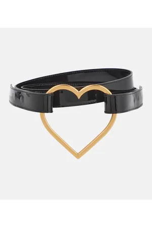BLUMARINE Gürtel Heart aus Lackleder
