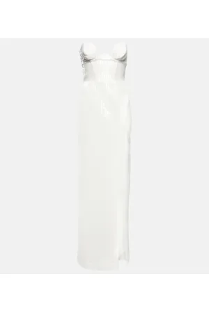 Nensi Dojaka Bridal Robe mit Pailletten
