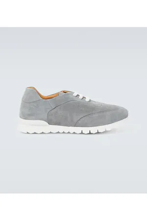 Kiton Sneakers aus Veloursleder
