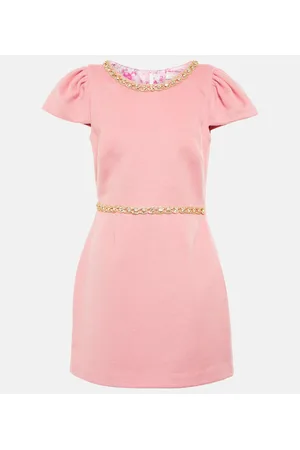 LOVESHACKFANCY Minikleid Toinette aus einem Wollgemisch