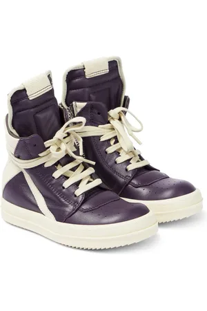 Rick Owens High-Top Sneakers Geobasket aus Leder