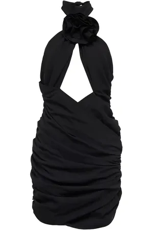 MAGDA BUTRYM Verziertes Minikleid aus einem Seidengemisch