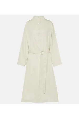 LEMAIRE Maxikleid aus Baumwoll-Twill