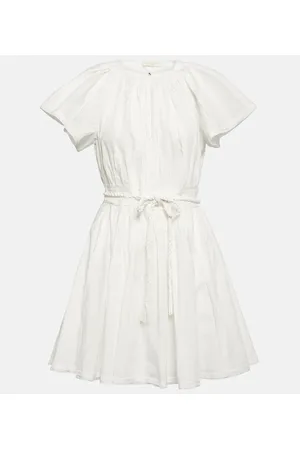 ULLA JOHNSON Minikleid Jessa aus Baumwollpopeline