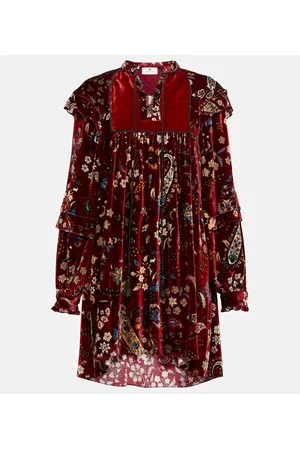 Etro Minikleid aus Samt