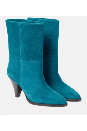 Isabel Marant Ankle Boots Rouxa aus Veloursleder