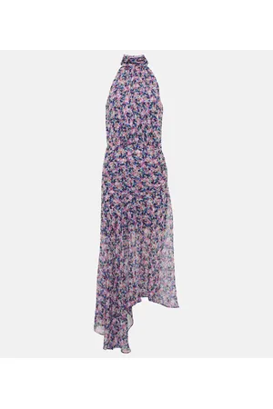 VERONICA BEARD Bedrucktes Midikleid Leia aus Seide