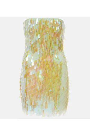 The Attico Verziertes Minikleid aus Seide