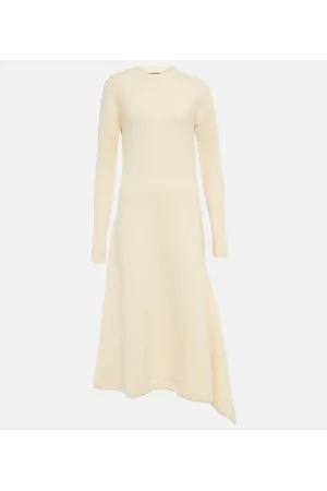 Jil Sander Midikleid aus Wolle