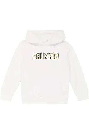 Balmain Hoodie aus Baumwoll-Jersey