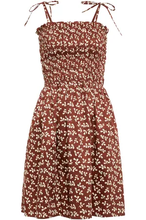 Tory Burch Bedrucktes Minikleid aus Baumwolle