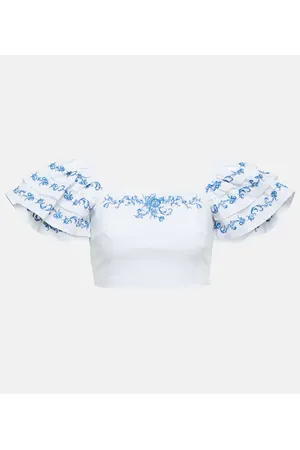 Caroline Constas Cropped-Top Delia