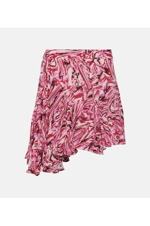 Isabel Marant Bedruckter Minirock Teyana aus Seide