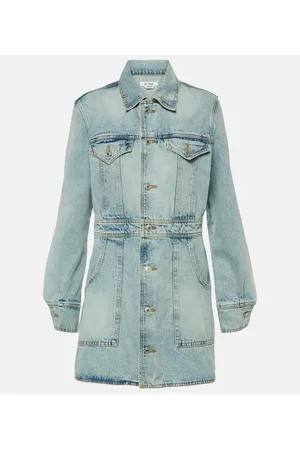 RE/DONE Minikleid Trucker aus Baumwoll-Denim